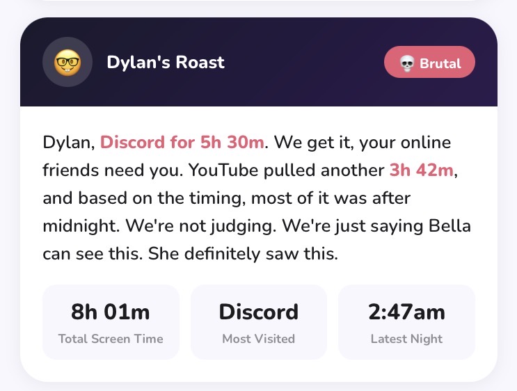 Dylan's weekly roast